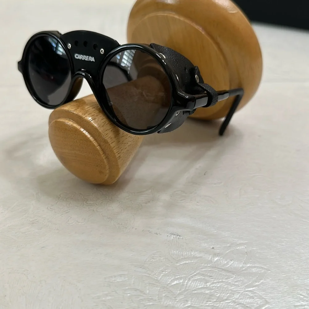 Carrera Sunglasses - ROUND w/ Side Cover - Black